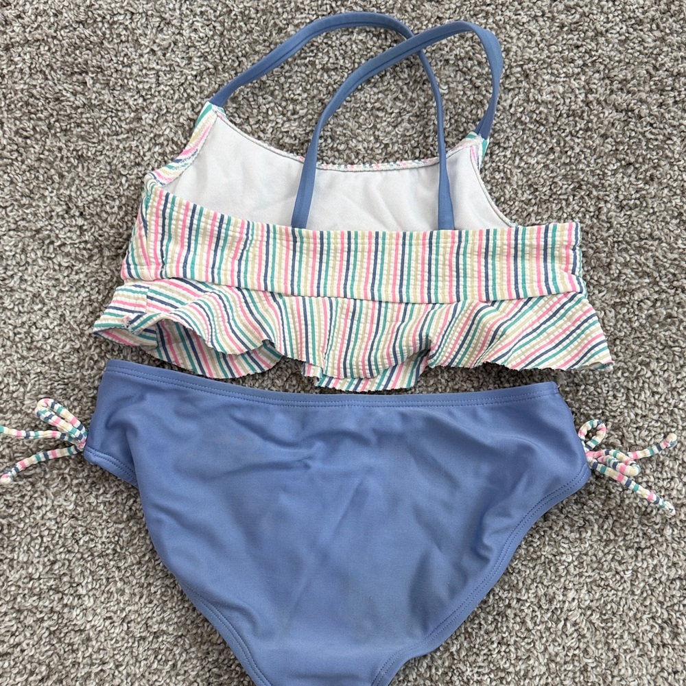 Cat & Jack Multicolor Striped Bikini Set - Picture 3 of 3
